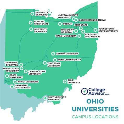 ohio university|list of universities in ohio.